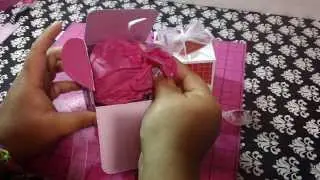 cajita de regalo para SAN VALENTIN scrapbook
