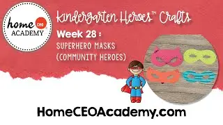 Superhero Mask Craft Tutorial for Kids