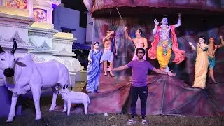 DURGA PUJA PANDEL NIGHT VIEW IN DURGAPUR WEST BENGAL 😬 #vlog 