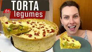 TORTA DE LEGUMES CASQUINHA CROCANTE RECHEIO CREMOSO