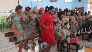 ST. JOSEPH'S CHOIR MLOLONGO, show their dancing style at tassia church.