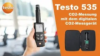 CO2 Messung mit dem digitalen CO2 Messger&auml;t testo 535