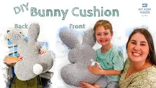 DIY BUNNY SHAPED CUSHION | Sewing Tutorial for Easter or Spring D&eacute;cor