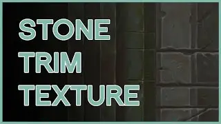 Painting Stone Trim Texture -timelapse-