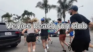 Running with Venice Beach Run Club | My First Vlog!