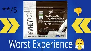 Big Rock Nutrition| Whey Protein Review| Full Review| Don't Buy😤|