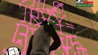 **OLD** GTA SA Walkthrough 100% Part 13 (Spray Tags 91-100)