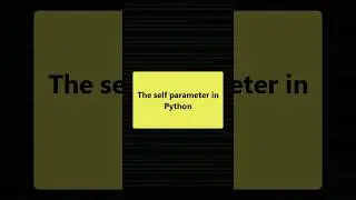 The self parameter in Python 