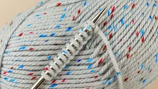 HAVE YOU EVER MADE THIS BEAUTIFUL 🩷 AND EASY KNITTING STITCH?
