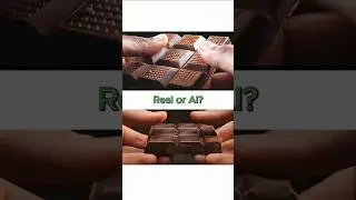 Real or AI? chocolate #ai #shorts #shortsfeed