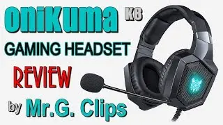 ONIKUMA K8 Gaming Headset REVIEW and Sound Test!