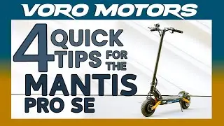 Electric Scooter Tutorial - 4 Quick Tips for the Mantis Pro SE