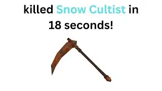 Haunted Scythe Explosive+Buff Stacking Build | Roblox Pilgrammed