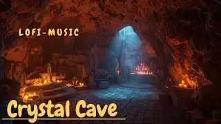 Echoes in a Crystal Cave 💎 Mystical Ambient LoFi for Focus | Cozy Tales LoFi