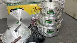 Thai Kitchen Ware New Gift set 19 Pcs Set GlassLid And 15 Pcs set