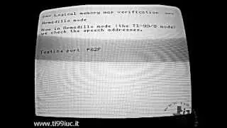 TI-99/8 - Testing Computer Program - 2nd Part