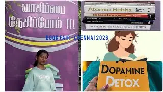 From First Book to Book Fair: My Reading Journey | Chennai Book Fair 2026 (தமிழில்) 
