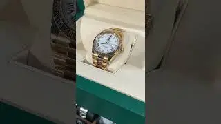 Rolex Day Date II 41 President Yellow Gold White Dial Mens Watch 218238 Review | SwissWatchExpo