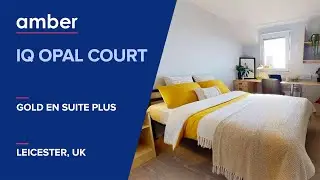 Room Type Gold En Suite Plus | iQ Opal Court | Student Accommodation in  Leicester | UK | amber