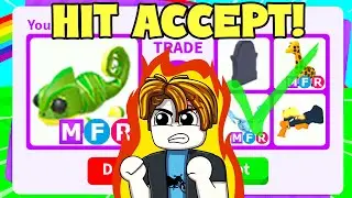i traded my MEGA CHAMELEON (adopt me)