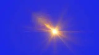 lens visual effect 02 in blue screen free stock footage