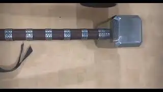 Custom Handmade most Beautiful Forged Carbon Steel Thor Hammer For Sale with Genuine Leather Sheath.