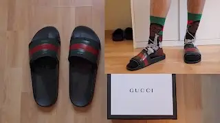 GUCCI SLIDES REVIEW + On-Feet