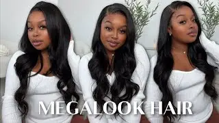 LACE WHERE?! BOMB CRYSTAL LACE WIG INSTALL! FT. MEGALOOK HAIR