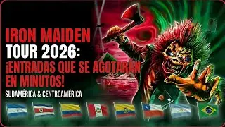 &iexcl;QUE NO TE AGARRE DORMIDO! Iron Maiden 2026 ser&aacute; gigante&hellip; y los boletos pueden durar segundos ⚠️💥