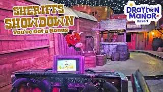 Sheriff's Showdown On Ride | Frontier Falls | Drayton Manor (April 2024) [4K]