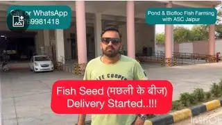 All Types of Fish seed delivery across Rajasthan. #fishseed #fishfarming #Pond #ASC #fishing #fish