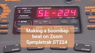 Soulful boombap beat | Zoom Sampletrak ST224