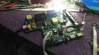EZY ledtv replace mcu and testing..