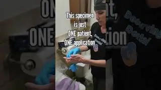 How blood and saliva spreads through touch transfer, patient to patient. 