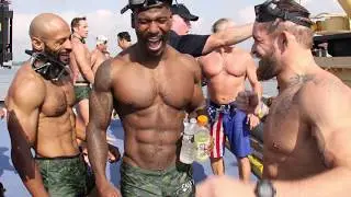 U.S. Navy SEALs Swim the Hudson for Charity