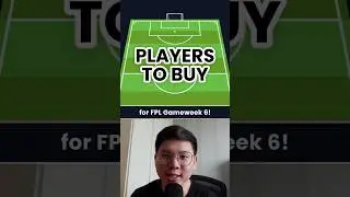FPL GW6 BEST PLAYERS TO BUY! ✅ | Fantasy Premier League 2025/26 #fantasypremierleague #fpl#gw6