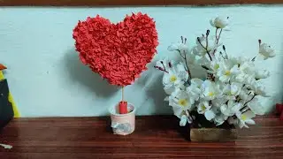 Heart shaped home decor-birthday gift - valentines day gift - paper decor - paper heart decor - gift