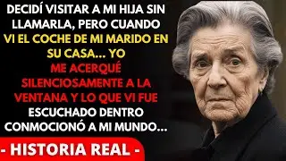 Decidí visitar a mi nuera, pero cuando vi el coche de mi marido en su casa, me fui en silencio.