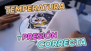 &iquest;C&oacute;mo planchar transfer textil? Temperatura y presi&oacute;n