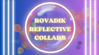 Reflective Safety Collars for Dogs & Cows | Night Visibility Collar | Prevent Road Accidents