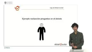 Debate: Ejemplo de cómo preguntar en el debate