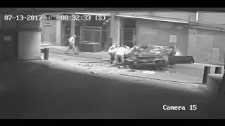 Car Falls From Austin Parking Garage - FULL