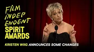 Kristen Wiig Makes an Important Announcement | 2021 Film Independent Spirit Awards