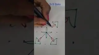 🌺🌺easy and small  muggu 🌺🌺5to5 dots #telugusong #🌼🌼🌸🌸