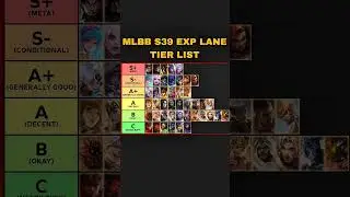 Рейтинг героев EXP Lane Tier List S39 🔥 Рейтинг метовых героев | MLBB Сезон 39
