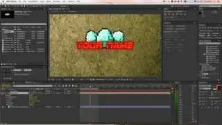 [TUTORIAL] Awesome, Simple, and Easy Minecraft 2D Intro - After Effects (Project Files Included)