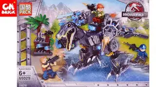 Unoffical LEGO DINOSAURS JURASSIC WORLD Baryonyx MECH ROBOT PRCK69029 UNOFFICAL LEGO SPEED BUILD