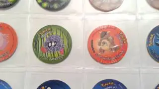 coleccion de tazos pokemon sabritas año 90´s y 2000