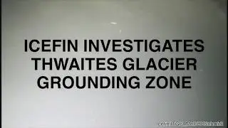 Icefin Robot at Thwaites Glacier grounding zone