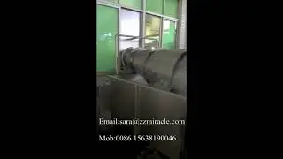 Rotary drum coconut meat washing machine